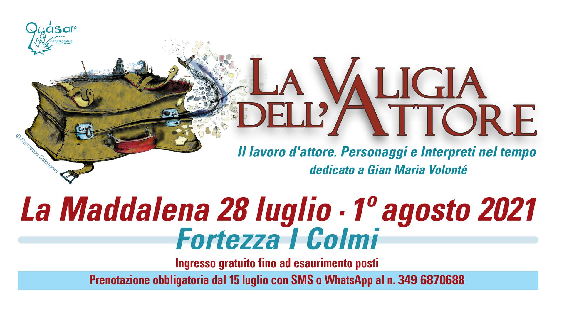 L'isola di La Maddalena ospita la diciottesima edizione de LA VALIGIA DELL' ATTORE.